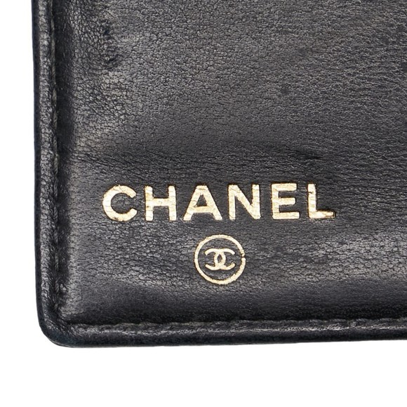 CHANEL Coco Mark Long Wallet Black Caviar Skin - Picture 8 of 12